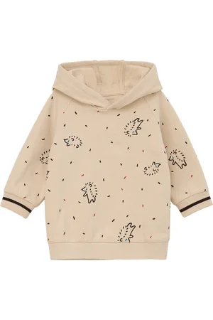 QS by s.Oliver Kapuzensweatshirt mit Allover-Print, Babys