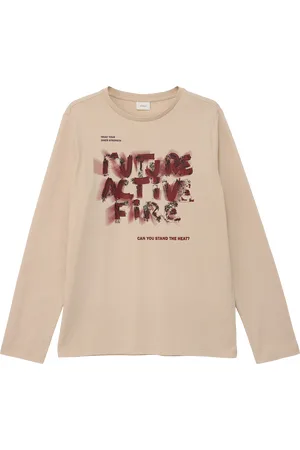 QS by s.Oliver Longsleeve mit Statement-Print, Jungen