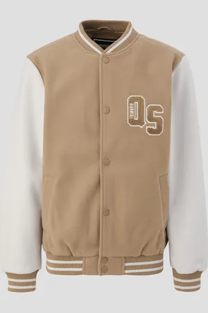 QS by s.Oliver College-Jacke mit Frottee-Logo, Herren