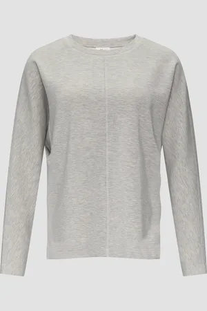 QS by s.Oliver Sweatshirt aus Scuba mit Fledermausärmeln, Damen