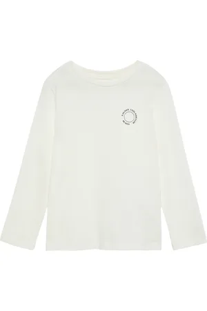 QS by s.Oliver Unisex Longsleeve aus Baumwolle mit kleinem Print-Detail, Kinder