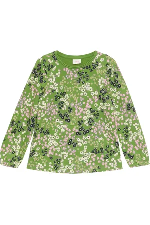 QS by s.Oliver Ausgestelltes Langarmshirt mit All-over-Print, Kinder