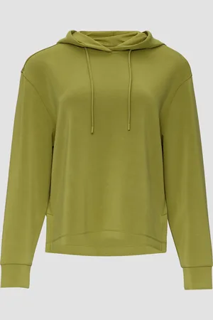 QS by s.Oliver Hoodie aus Scuba im Relaxed Fit, Damen