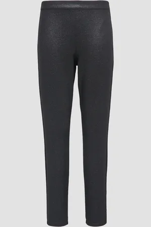 QS by s.Oliver Leggings in glänzender Optik mit verdecktem Reißverschluss, Damen