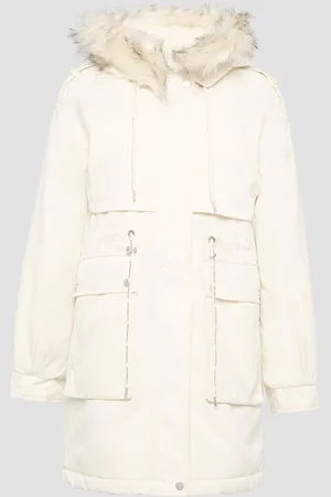 QS by s.Oliver Gefütterter Parka mit abnehmbarem Kunstfell, Damen