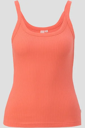 QS by s.Oliver Tank Top mit Rippstruktur, Damen