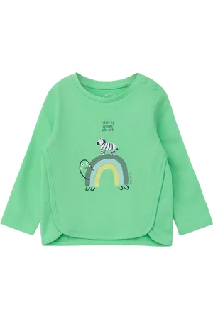 QS by s.Oliver Larngarmshirt mit Druckknöpfen, Babys