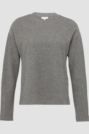QS by s.Oliver Weiches Sweatshirt mit gebrushter Oberfläche, Damen