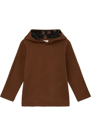 QS by s.Oliver Longsleeve mit gefütterter Kapuze, Kinder
