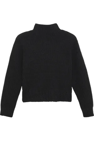 QS by s.Oliver Pullover im Boxy-Schnitt mit Stehkragen, Mädchen