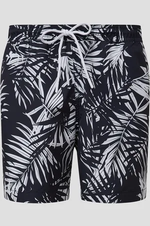 QS by s.Oliver Badeshorts mit All-over-Print, Herren