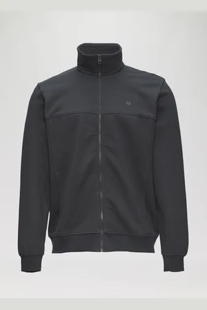 QS by s.Oliver Sweatjacke mit Stehkragen und Logo-Detail, Herren