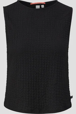 QS by s.Oliver Ärmelloses Top aus Jacquard, Damen