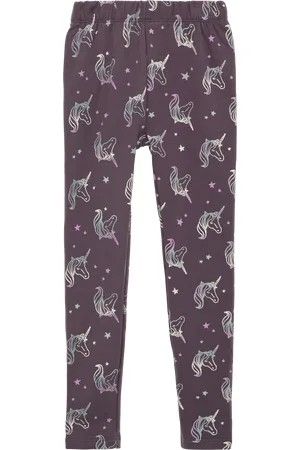 QS by s.Oliver Wärmende Leggings mit All-over-Print, Kinder