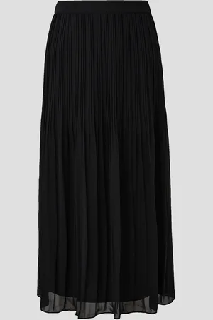 QS by s.Oliver Midi-Rock aus Chiffon, Damen