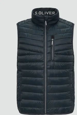 QS by s.Oliver Leicht wattierte Steppweste aus recyceltem Polyester, Herren