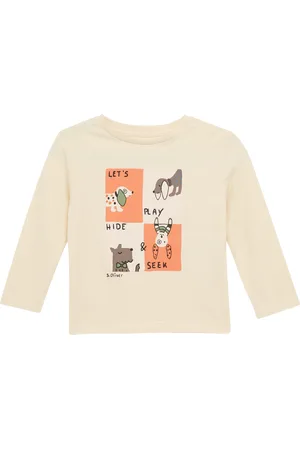 QS by s.Oliver Baumwollshirt mit Frontprint, Babys