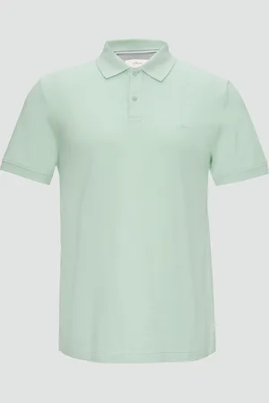 QS by s.Oliver Poloshirt aus Baumwollpiqué, Herren