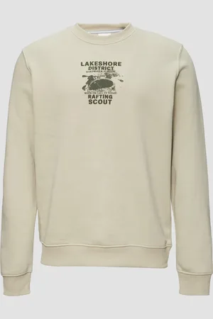 QS by s.Oliver Sweatshirt mit Stickerei aus weichem Baumwollmix, Herren