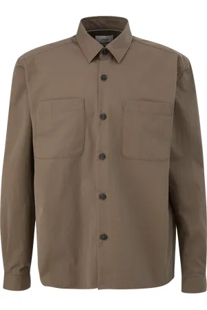 QS by s.Oliver Relaxed: Hemd aus Twill, Herren