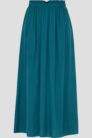 QS by s.Oliver Midi-Rock aus Viskose, Damen