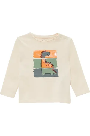 QS by s.Oliver Longsleeve mit gummiertem Print, Babys