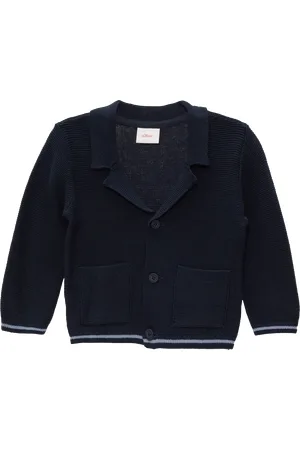QS by s.Oliver Strickjacke mit Reverskragen, Babys