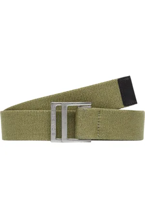 QS by s.Oliver Canvas-Gürtel mit Lederdetails, Herren