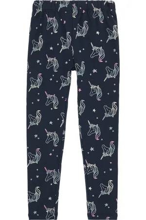 QS by s.Oliver Wärmende Leggings mit All-over-Print, Kinder