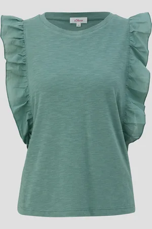 QS by s.Oliver Top mit Raffung, Damen
