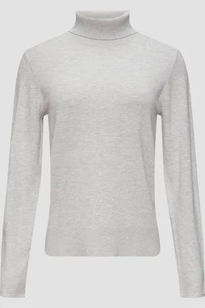 QS by s.Oliver Feiner Rollkragenpullover mit Ajour-Details, Damen
