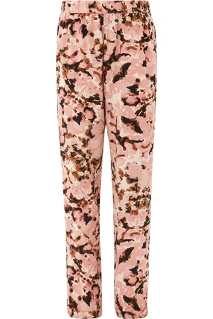QS by s.Oliver Loose: Hose mit Allover-Print, Damen