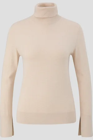 QS by s.Oliver Rollkragenpullover aus Viskosemix, Damen