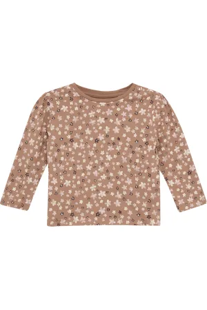 QS by s.Oliver Longsleeve mit floralem All-over-Print, Babys