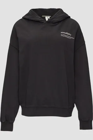 QS by s.Oliver Oversized-Kapuzensweatshirt mit Waschung, Damen