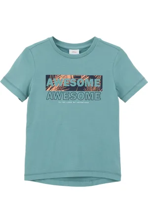 QS by s.Oliver T-Shirt mit Schriftprint, Kinder