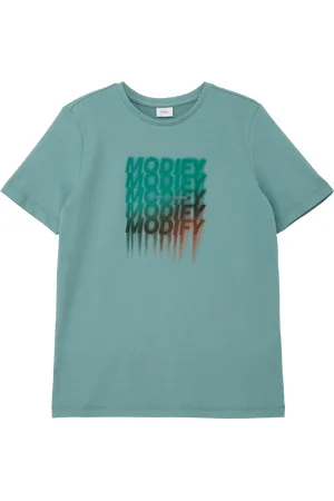 QS by s.Oliver T-Shirt mit Statement-Print, Jungen