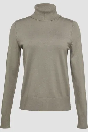 QS by s.Oliver Feinstrickpullover mit Rollkragen, Damen