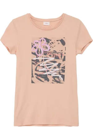 QS by s.Oliver T-Shirt mit Frontprint, Mädchen