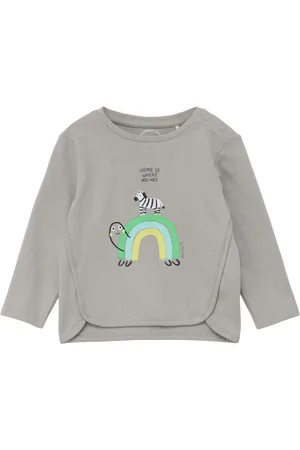 QS by s.Oliver Larngarmshirt mit Druckknöpfen, Babys