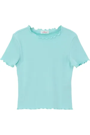 QS by s.Oliver T-Shirt mit Rollsaum, Mädchen