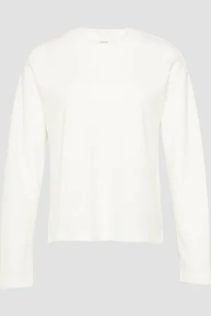 QS by s.Oliver Weiches Sweatshirt mit gebrushter Oberfläche, Damen