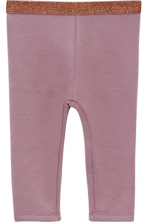 QS by s.Oliver Thermofleece-Leggins mit Glitzer-Elastikbund, Babys