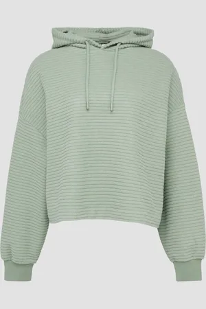 QS by s.Oliver Hoodie mit Rippstruktur, Damen