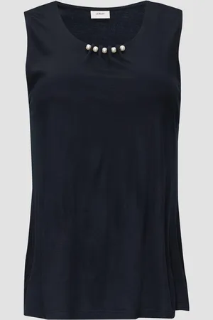 QS by s.Oliver Top mit Schmuckperlen, Damen
