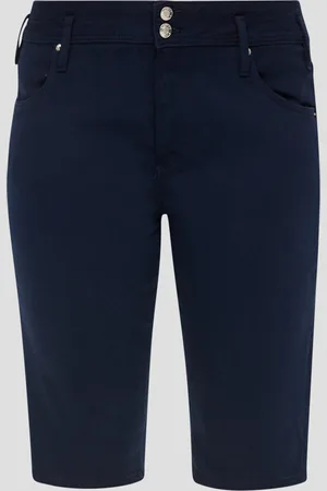 QS by s.Oliver Bermuda-Jeans / Mid Rise / Slim Leg, Damen