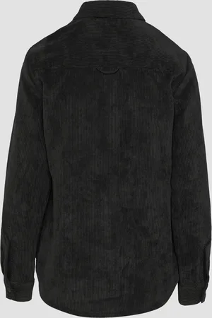 QS by s.Oliver Cordbluse mit Brusttaschen, Damen