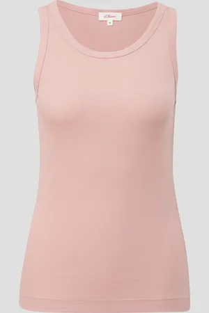 QS by s.Oliver Tanktop aus Baumwollstretch, Damen