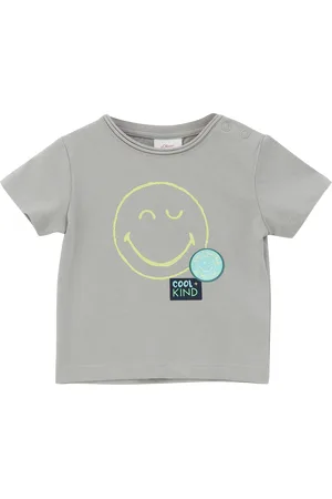 QS by s.Oliver Jerseyshirt mit Smiley®-Frontprint, Babys