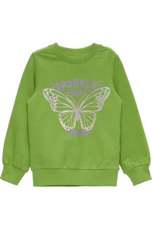QS by s.Oliver Sweatshirt mit Glitzerprint, Kinder
